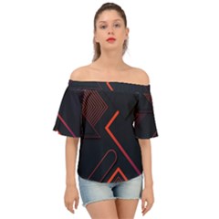 Off Shoulder Short Sleeve Top 
