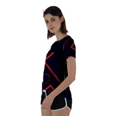 Short Sleeve Open Back T-Shirt 