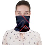 Gradient Geometric Shapes Dark Background Design Face Covering Bandana (Adult)