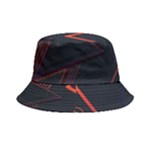 Gradient Geometric Shapes Dark Background Design Bucket Hat