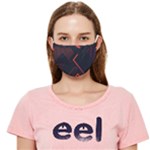 Gradient Geometric Shapes Dark Background Design Cloth Face Mask (Adult)