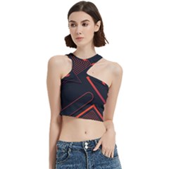 Gradient Geometric Shapes Dark Background Design Cut Out Top from ArtsNow.com