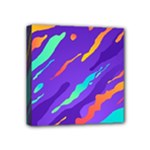 Multicolored Abstract Background Mini Canvas 4  x 4  (Stretched)