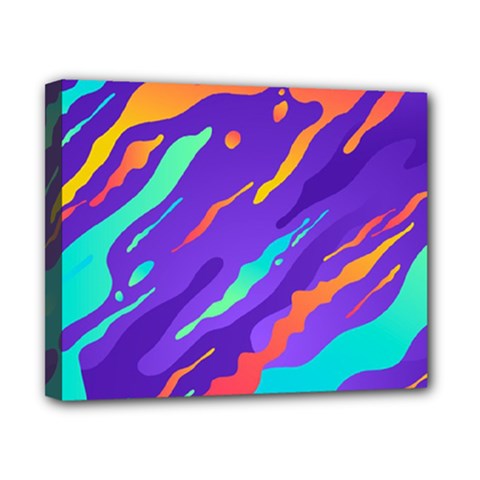 Multicolored Abstract Background Canvas 10  x 8  (Stretched) from ArtsNow.com