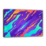Multicolored Abstract Background Canvas 18  x 12  (Stretched)