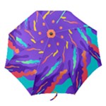 Multicolored Abstract Background Folding Umbrellas