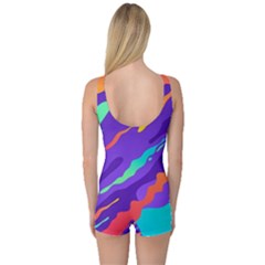 One Piece Boyleg Swimsuit 