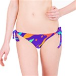 Multicolored Abstract Background Bikini Bottoms