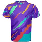 Multicolored Abstract Background Men s Cotton T-Shirt