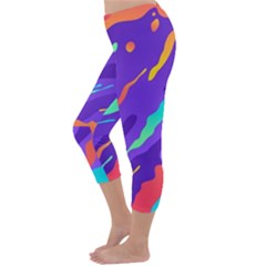 Capri Winter Leggings Back Capri Winter Leggings Back