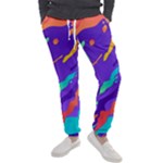 Multicolored Abstract Background Men s Jogger Sweatpants