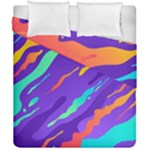 Multicolored Abstract Background Duvet Cover Double Side (California King Size)