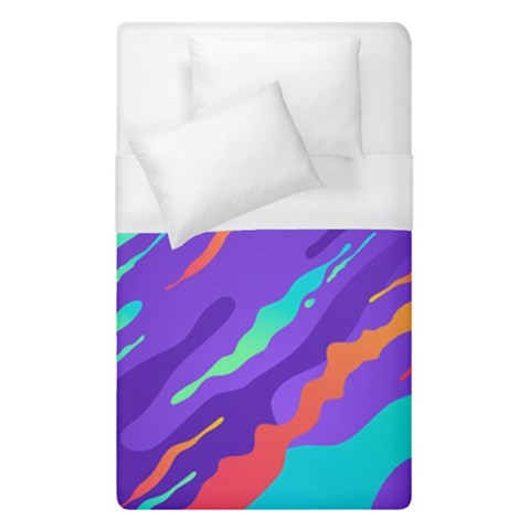 Multicolored Abstract Background Duvet Cover (Single Size) from ArtsNow.com