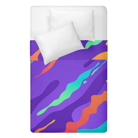 Multicolored Abstract Background Duvet Cover Double Side (Single Size) from ArtsNow.com