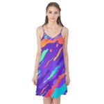 Multicolored Abstract Background Camis Nightgown 