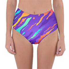 Reversible High-Waist Bikini Bottoms 
