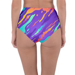 Reversible High-Waist Bikini Bottoms 