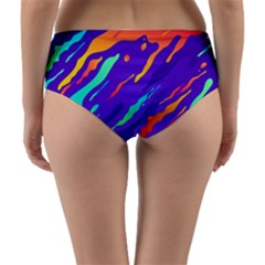 Reversible Mid-Waist Bikini Bottoms 