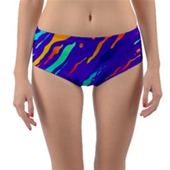 Reversible Mid-Waist Bikini Bottoms 
