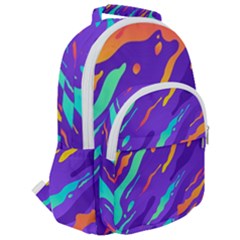 Rounded Multi Pocket Backpack 