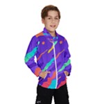 Multicolored Abstract Background Kids  Windbreaker