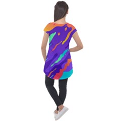 Cap Sleeve High Low Top 