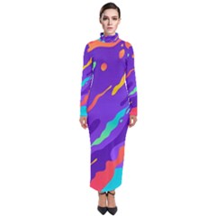 Turtleneck Maxi Dress 