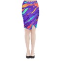 Midi Wrap Pencil Skirt 