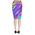 Midi Wrap Pencil Skirt 