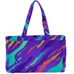 Multicolored Abstract Background Canvas Work Bag