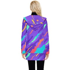 Button Up Hooded Coat  