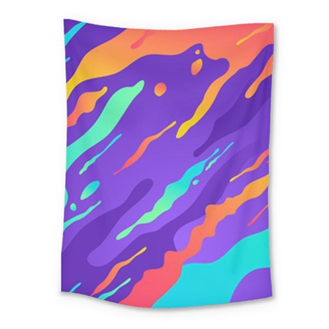 Multicolored Abstract Background Medium Tapestry from ArtsNow.com
