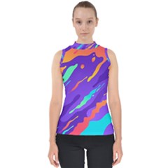 Mock Neck Shell Top 