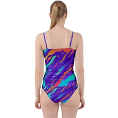 Cut Out Top Tankini Set 