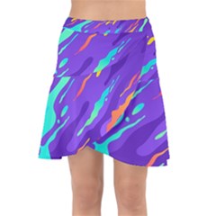 Wrap Front Skirt 