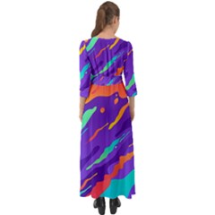 Button Up Boho Maxi Dress 