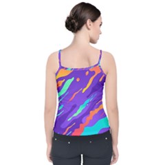 Velvet Spaghetti Strap Top 