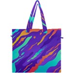 Multicolored Abstract Background Canvas Travel Bag