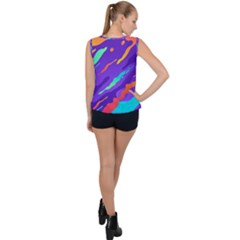 Bubble Hem Chiffon Tank Top 