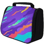 Multicolored Abstract Background Full Print Travel Pouch (Big)