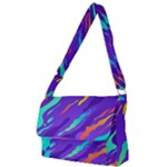 Multicolored Abstract Background Full Print Messenger Bag (S)