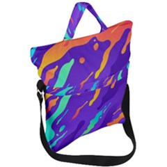 Fold Over Handle Tote Bag 