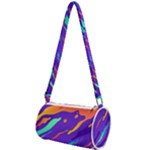 Multicolored Abstract Background Mini Cylinder Bag