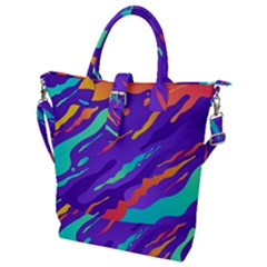 Buckle Top Tote Bag 