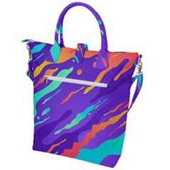 Buckle Top Tote Bag 