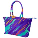 Multicolored Abstract Background Canvas Shoulder Bag