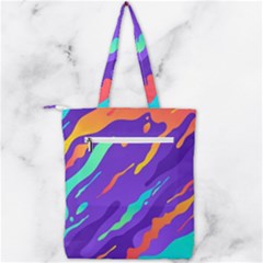 Double Zip Up Tote Bag 