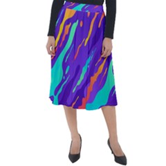 Classic Velour Midi Skirt  