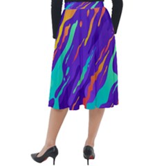 Classic Velour Midi Skirt  