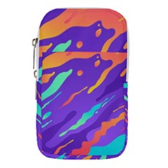 Multicolored Abstract Background Waist Pouch (Small) from ArtsNow.com